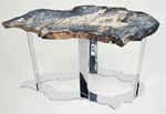 Load image into Gallery viewer, Blue Ocean Jasper Side Table
