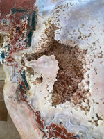 Load image into Gallery viewer, Pink Amethyst Geode Coffee Table &quot;Ali Di Farfalla&quot; {Contact For Pricing Please!}
