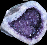 Load image into Gallery viewer, Amethyst Geode Crystal Table #5 385/lbs (25&quot; x 22.5&quot; x 17&quot; Tall W/ 30&quot; Glass)
