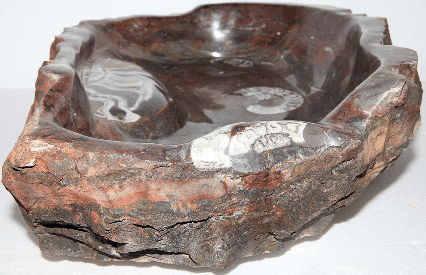 Grande Fossil Marble Sink #157-EH 