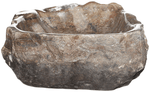 Load image into Gallery viewer, Grande Fossil Marble Sink #177-EH 
