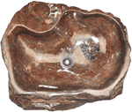 Load image into Gallery viewer, Grande Fossil Marble Sink #188-EH

