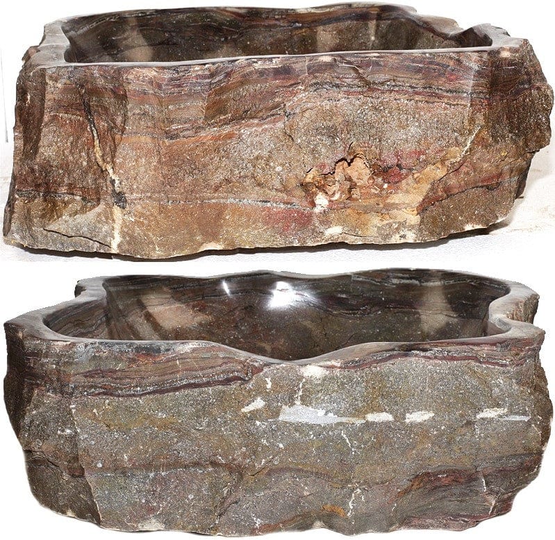 Fossil Agate Sink  #195-EH (22" x 22.5" x 7" Tall )