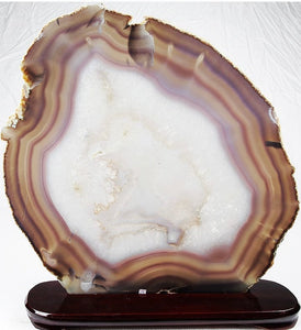 Giant Agate Slice #30A-EH (21 1/2" x 17 3/4" x 3/4 Thick)