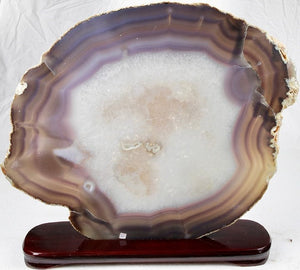 Giant Agate Slice #30A-EH (21 1/2" x 17 3/4" x 3/4 Thick)