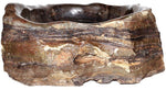 Load image into Gallery viewer, Natural Stone Sink from Fossil Agate #202-EH (21&quot; x 20&quot; x 8.5&quot; Tall W/ 1 5/8&quot; Drain) {Free Shipping}
