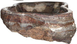 Load image into Gallery viewer, Natural Stone Sink from Fossil Agate #205-EH (24&quot; x 18&quot; x 7&quot; Tall W/ 1 5/8&quot; Drain) {Free Shipping}
