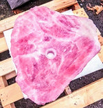 Load image into Gallery viewer, Large Gem grade Rose Quartz Heart Vessel Sink 012
