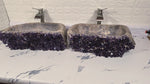 Load and play video in Gallery viewer, RARE Elestial Amethyst sinks Book-matched Set #002
