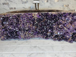 Load image into Gallery viewer, RARE Elestial Amethyst Geode Sink #010 [25&quot; x 15&quot; x 6&quot; tall]
