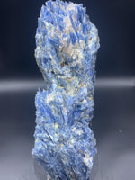 Load image into Gallery viewer, 71+/lb Museum Size and Quality Blue Kyanite Crystal Specimen #044 with Clear Quartz, Black Tourmaline and Mica deposits
