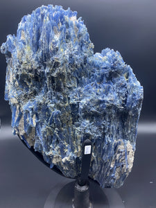 71+/lb Museum Size and Quality Blue Kyanite Crystal Specimen #044 with Clear Quartz, Black Tourmaline and Mica deposits