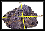 Load image into Gallery viewer, EXTREMELY RARE Siberian Amethyst Slab BB (34.5&quot; x 24&quot; x 2 5/8&quot; thick)
