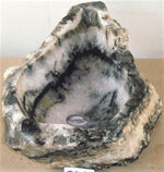 Load image into Gallery viewer, Agate Crystal Sink #8 beautiful patterns and colors! (20&quot; x 15&quot; x 6&quot; tall)
