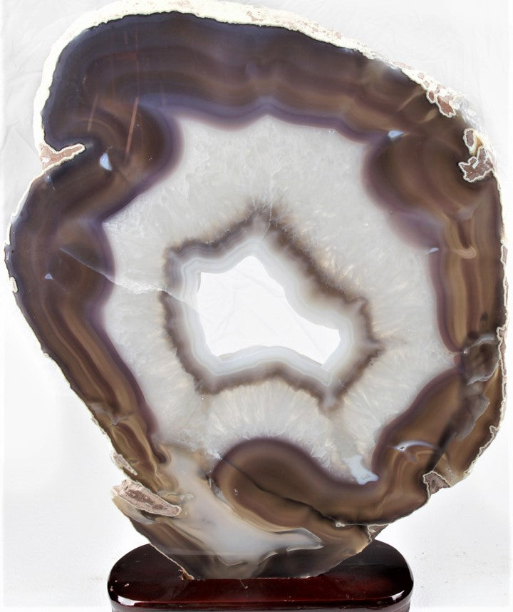 Giant Agate Geode Slice #36A-EH (20 1/2" x 16 1/2" x 5/8" Thick)