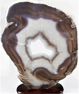 Giant Agate Geode Slice #36A-EH (20 1/2" x 16 1/2" x 5/8" Thick)