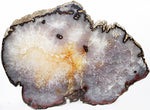 Load image into Gallery viewer, Giant Center Cut Agate Geode slab table #136  with custom brass base (46&quot; x 28&quot; x 19&quot;)
