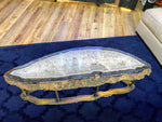 Load image into Gallery viewer, Giant Blue Agate Coffee Table #315  completed with backlights {65&quot; x 20&quot; x 18&quot; tall} (SOLD)
