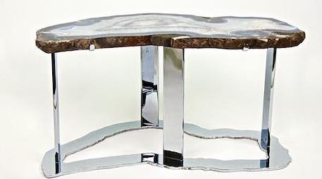 Large Agate Coffee Table #224B (Inquire For Information Please!)