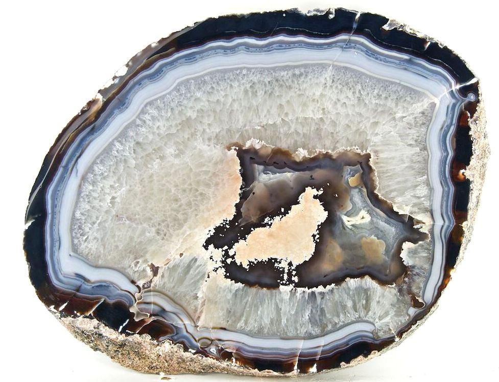 Center Cut Giant Agate Slab-A #343 {25