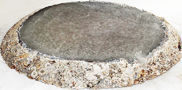 Giant Agate Slice #144-EH (28.5" x 26.5" x 2" Thick) (Contact For Price!)
