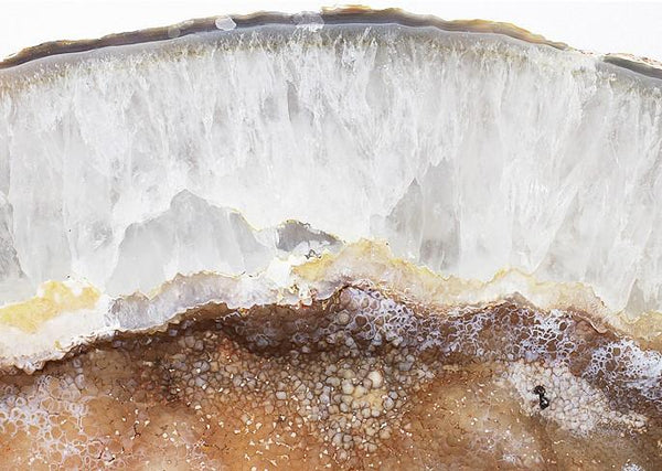 Geode Center Cut Center Cut Giant Geode Slab #134 With Botryoidal Chalcedony Inclusion ...