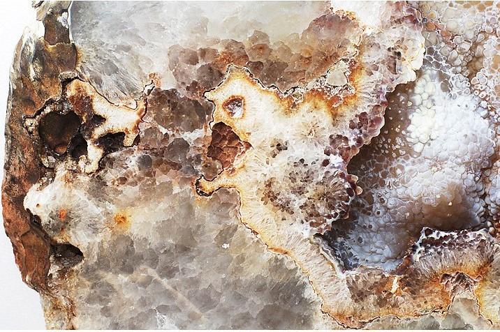 Geode Center Cut Center Cut Giant Geode Slab #134 With Botryoidal Chalcedony Inclusion ...