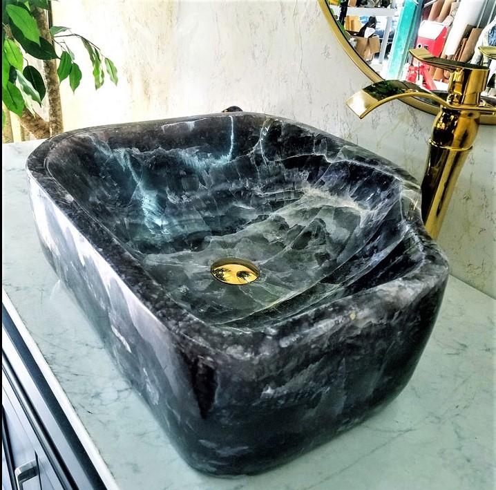 Amethyst Purple Onyx Sink #019 (20” x 18” x 6.5” tall x 150/lbs )
