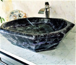 Load image into Gallery viewer, Amethyst Purple Onyx Sink Octagonal #014 (25” x 18” x 6” tall x 140/lbs)
