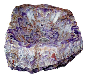Amethyst Sink #61 (25" x 18" x 6" tall x 149/lbs ) (Amethyst Flower Vessel)