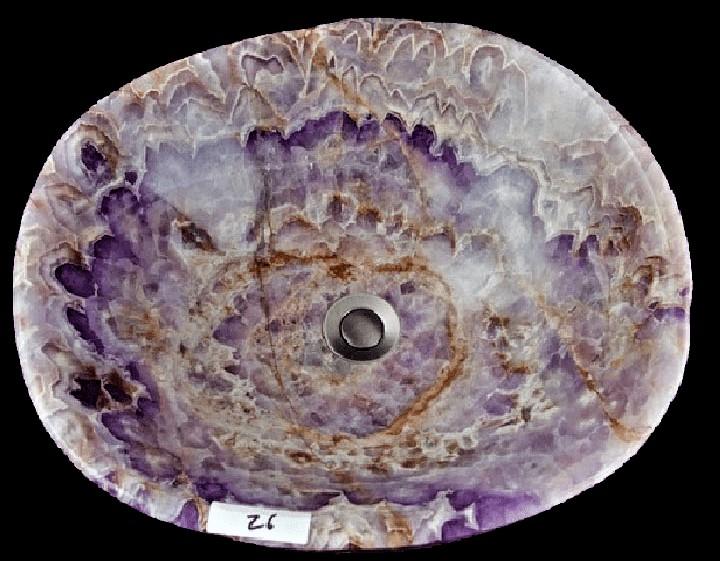 Amethyst Sink #26 (19 1/2" x 17 1/2" x 6" tall x 61/lbs )