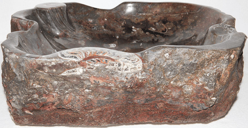 Grande Fossil Marble Sink #155-EH 
