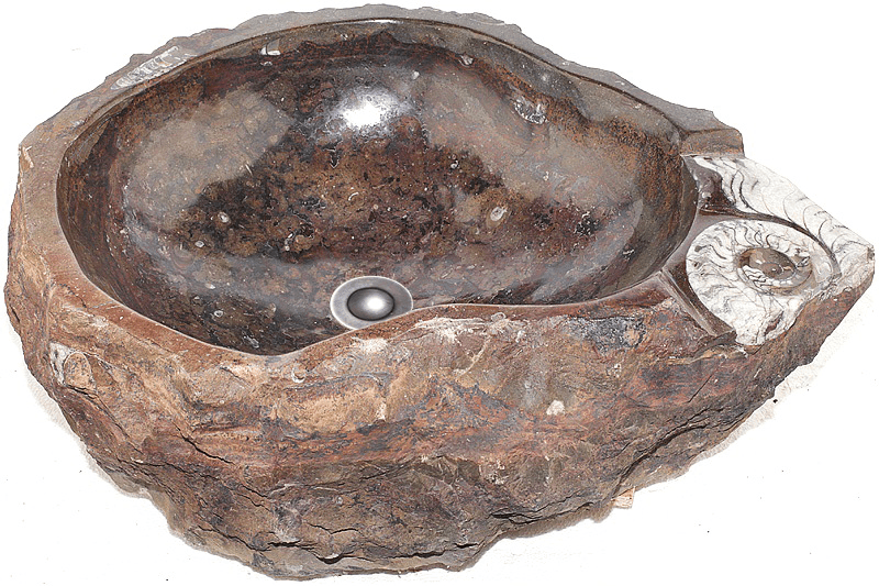 Grande Fossil Marble Sink #168-EH 