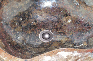 Grande Fossil Marble Sink #168-EH 