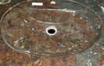 Load image into Gallery viewer, Red Fossil Marble Sink #2F-EH
