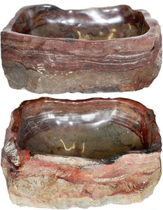 Fossil Agate Sink #137-EH (19" x 19" x 7" Tall )