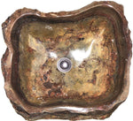 Load image into Gallery viewer, Fossil Agate Sink #197-EH (21&quot; x 19&quot; x 7&quot; Tall )
