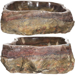 Fossil Agate Sink #197-EH (21" x 19" x 7" Tall )
