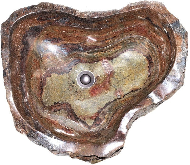 Fossil Agate Sink #204-EH (24.5" x 21.5" x 8" Tall )