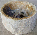 Load image into Gallery viewer, Fossil Wood Sink #25-EI RARE Fossilized Petrified Palm (13&quot; x 12.5&quot; x 6&quot; Tall)
