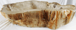 Load image into Gallery viewer, Extra Large Petrified Wood Sink #149-EH Petrified Teak
