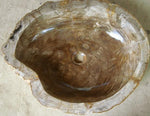 Load image into Gallery viewer, Petrified Wood Sink #1-EH Petrified Teak
