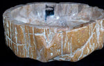 Load image into Gallery viewer, Petrified Wood Sink #20-EH Made from Petrified Teak 
