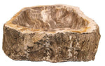 Load image into Gallery viewer, Petrified Wood Sink #209A-EH Petrified Teak
