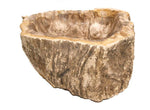 Load image into Gallery viewer, Petrified Wood Sink #209A-EH Petrified Teak
