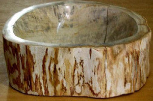 Petrified Wood Sink #7-EH Made from Petrified Pine
