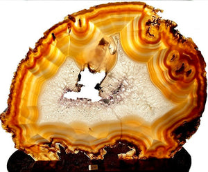 Giant Agate Slice #18A-EH (19 1/2" x 17" x 3/8" to 1/2 Thick)