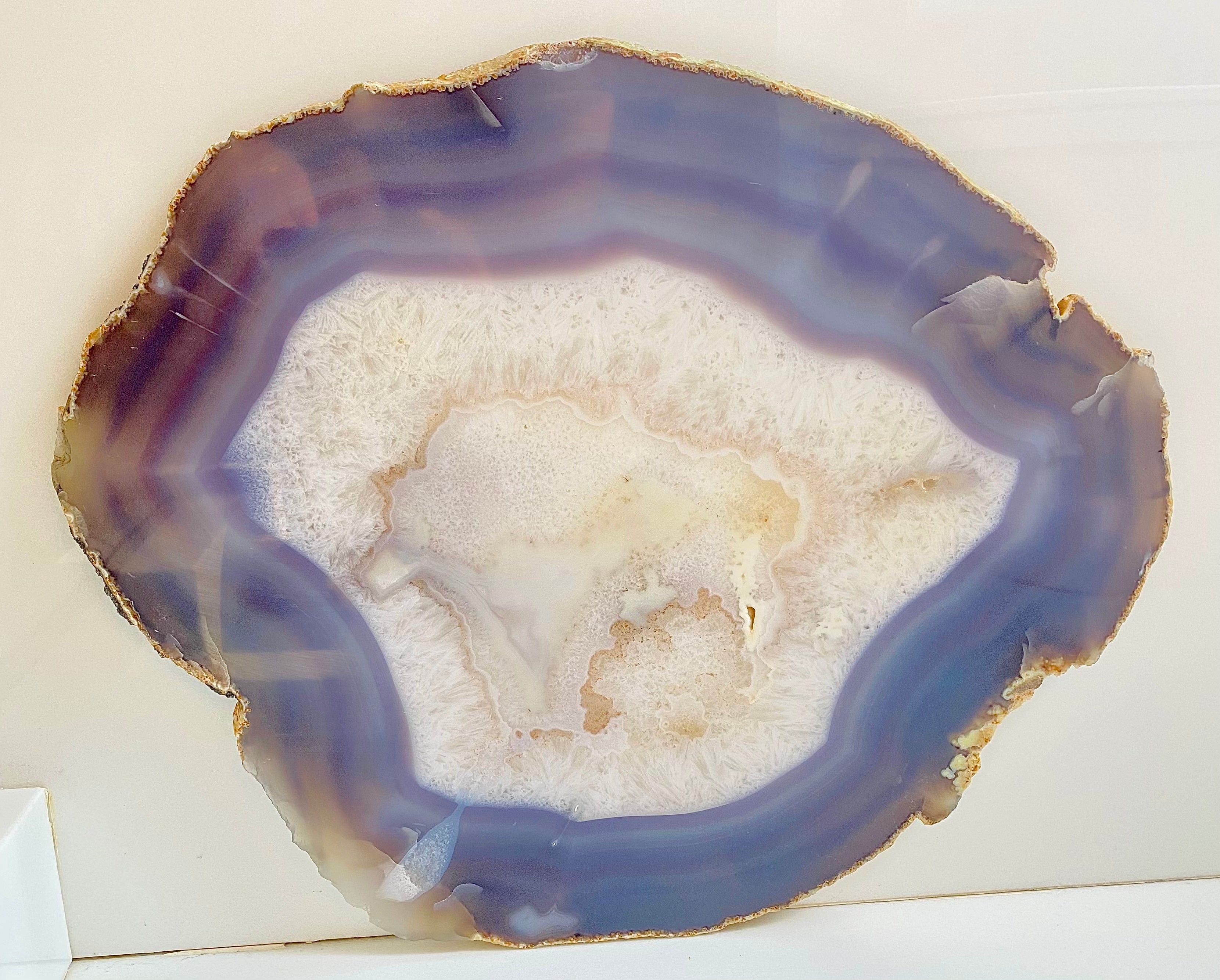 Giant Agate Slice #30A-EH (21 1/2" x 17 3/4" x 3/4 Thick)