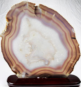 Giant Agate Slice #8A-EH (21 1/2" x 18" x 3/8 Thick)