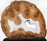 Load image into Gallery viewer, Giant Agate Slice With Amethyst Crystal Pocket Giant Agate Slice #20A-EH (21&quot; x 18 1/2&quot; x 3/8 Thick)

